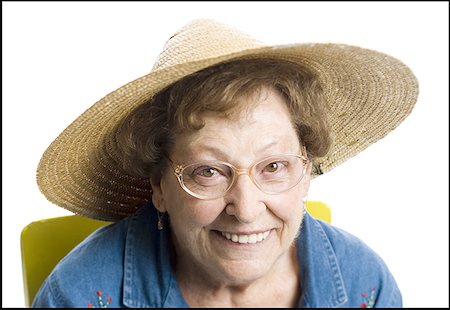 Portrait of a senior woman smiling Stock Photo - Premium Royalty-Free, Code: 640-01364730