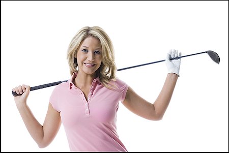 Female golfer Stock Photo - Premium Royalty-Free, Code: 640-01365119