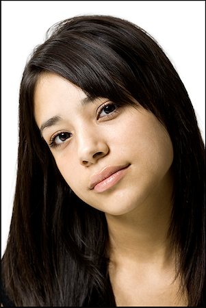 Close-up of a teenage girl Stock Photo - Premium Royalty-Free, Code: 640-01365245