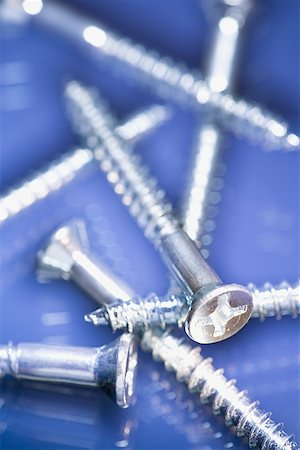 simsearch:640-02950998,k - Close-up of screws Stock Photo - Premium Royalty-Free, Code: 640-01366015