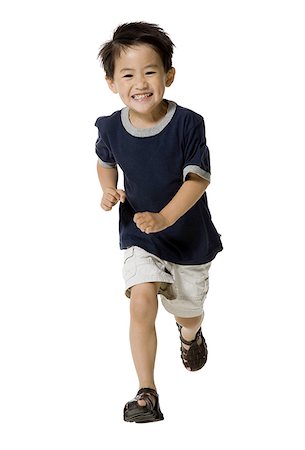 running child cut out - Running boy Stock Photo - Premium Royalty-Free, Code: 640-01366602