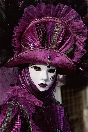 simsearch:400-04546218,k - Portrait of a person in a masquerade costume Stock Photo - Premium Royalty-Free, Code: 640-01362173