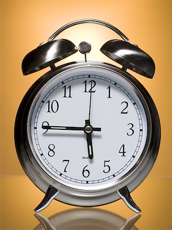 Close-up of an alarm clock Stock Photo - Premium Royalty-Free, Code: 640-01362257
