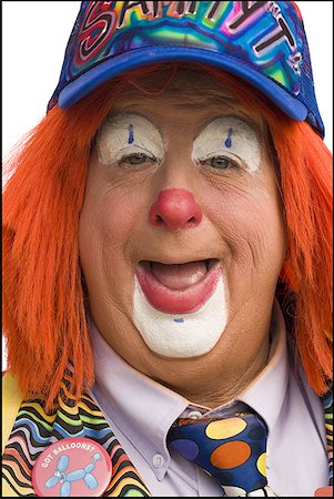 Clown Stock Photo - Premium Royalty-Free, Code: 640-01362381