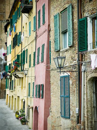 siena city - Buildings on Burano Island in Venice Italy Stock Photo - Premium Royalty-Free, Code: 640-01362851