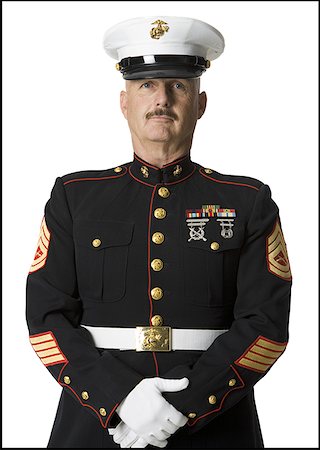 simsearch:640-01348313,k - Portrait of a soldier Stock Photo - Premium Royalty-Free, Code: 640-01363297