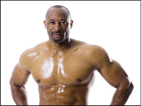 pecs - Male bodybuilder Stock Photo - Premium Royalty-Free, Code: 640-01363298