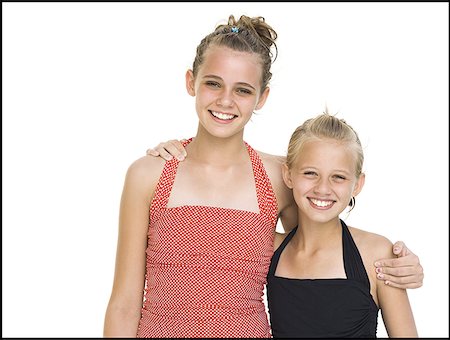 simsearch:640-03258560,k - Zwei junge Schwestern Stockbilder - Premium RF Lizenzfrei, Bildnummer: 640-01363604