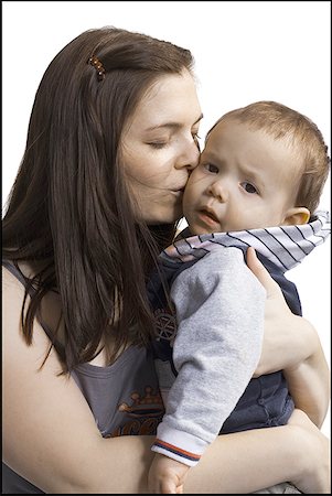 simsearch:640-01458949,k - Jeune mère avec enfant Photographie de stock - Premium Libres de Droits, Code: 640-01540455