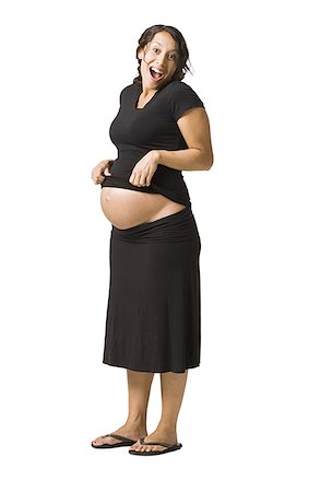 pregnant surprise - Pregnant woman. Stock Photo - Premium Royalty-Free, Code: 640-02655765