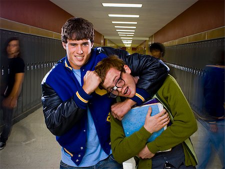 High School Jock and Nerd. Foto de stock - Sin royalties Premium, Código: 640-02656481