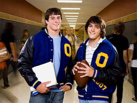Two male High School students. Stock Photo - Premium Royalty-Free, Code: 640-02656493