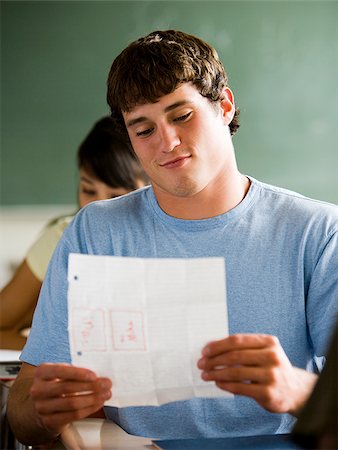 students flirting in classroom - Student in a classroom. Stock Photo - Premium Royalty-Free, Code: 640-02656610