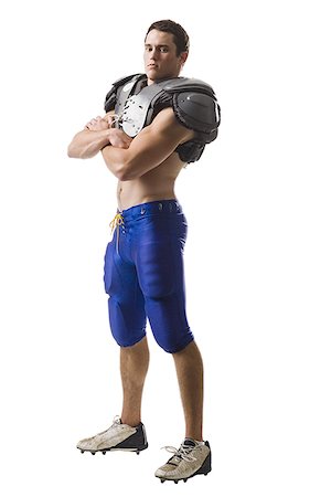 Young male American football player. Stock Photo - Premium Royalty-Free, Code: 640-02657095