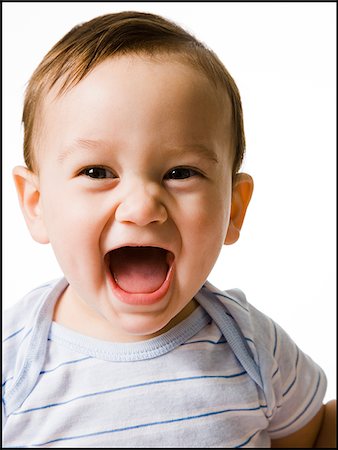 baby boy smiling. Stock Photo - Premium Royalty-Free, Code: 640-02657333