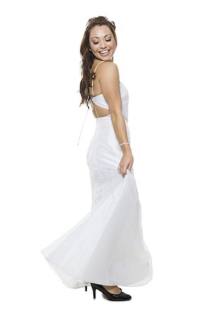 simsearch:640-02777822,k - woman in a bridal gown Foto de stock - Sin royalties Premium, Código: 640-02657922