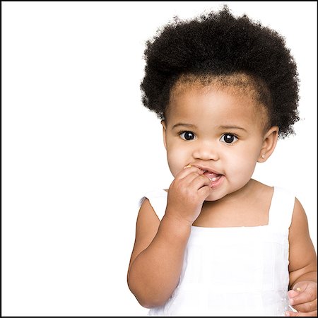 Baby in a white dress Stock Photo - Premium Royalty-Free, Code: 640-02658448