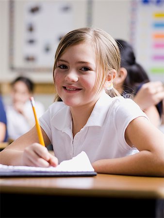 simsearch:640-02658524,k - girl in classroom Stock Photo - Premium Royalty-Free, Code: 640-02658670