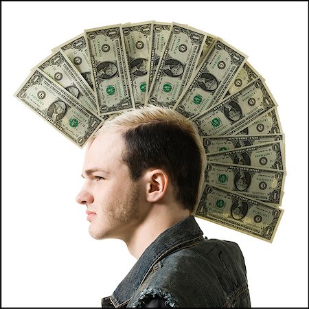 man with a mohawk Stock Photo - Premium Royalty-Free, Code: 640-02659005