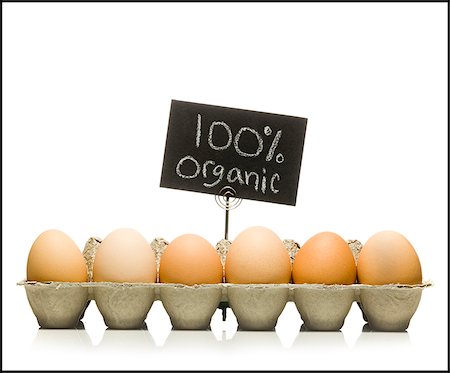 organic eggs Stock Photo - Premium Royalty-Free, Code: 640-02659079