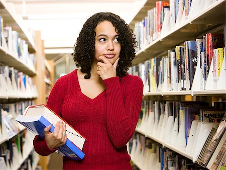 in the library Stock Photo - Premium Royalty-Free, Code: 640-02659331