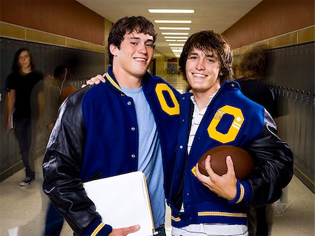 Two male High School students. Stock Photo - Premium Royalty-Free, Code: 640-02765447