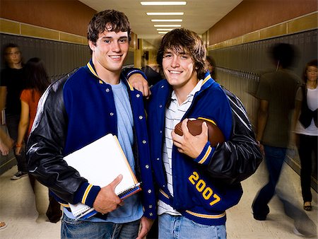 Two male High School students. Stock Photo - Premium Royalty-Free, Code: 640-02765449