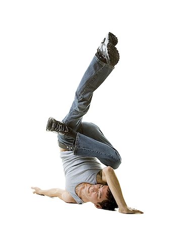sole of shoe - Young man break dancing Stock Photo - Premium Royalty-Free, Code: 640-02765736