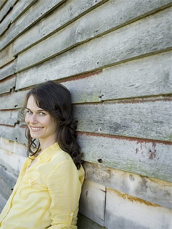 Portrait of a woman smiling Stock Photo - Premium Royalty-Free, Code: 640-02767313