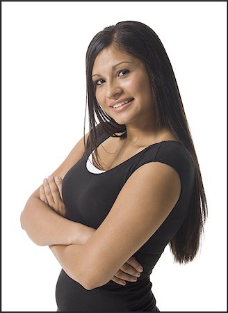 simsearch:640-01365245,k - Portrait of a teenage girl with her arms crossed Stock Photo - Premium Royalty-Free, Code: 640-02767709