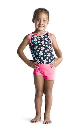 Young female gymnast with hands on hips Stock Photo - Premium Royalty-Free, Code: 640-02768678