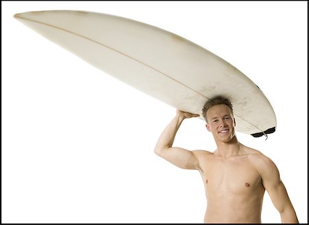 simsearch:640-02768944,k - Male surfer Fotografie stock - Premium Royalty-Free, Codice: 640-02768942