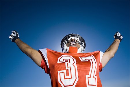 pumped up - Football player Stock Photo - Premium Royalty-Free, Code: 640-02769128