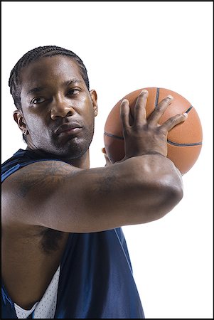 simsearch:640-03259898,k - Joueur de basket-ball Photographie de stock - Premium Libres de Droits, Code: 640-02769158