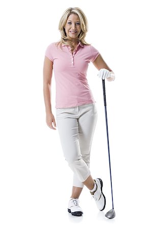 Female golfer Stock Photo - Premium Royalty-Free, Code: 640-02769264