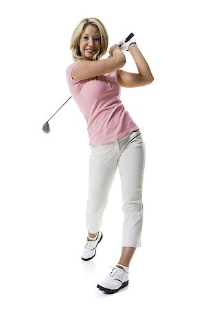 simsearch:640-01355807,k - Female golfer Stock Photo - Premium Royalty-Free, Code: 640-02769266