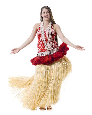 simsearch:614-08126754,k - Hawaiian female hula dancer Stock Photo - Premium Royalty-Free, Code: 640-02769297