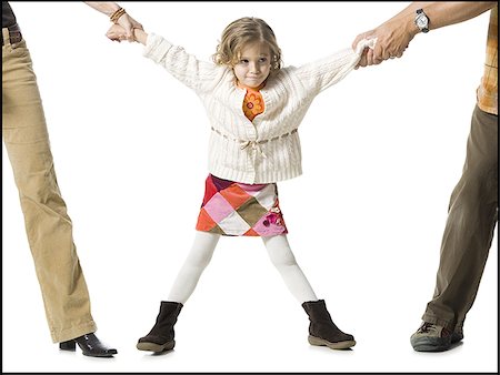 divorce children - Unhappy young girl in custody battle Stock Photo - Premium Royalty-Free, Code: 640-02769830