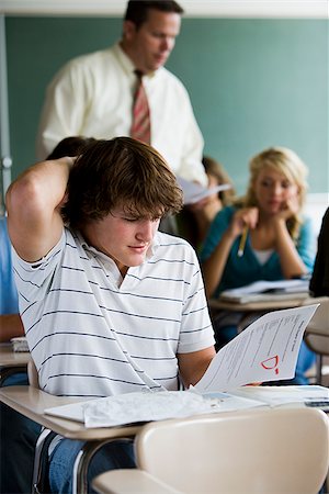 failed student - Student in a classroom. Stock Photo - Premium Royalty-Free, Code: 640-02776567