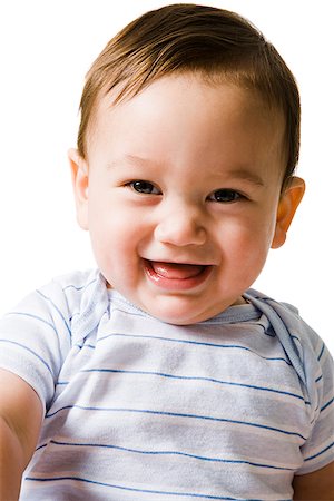 baby boy smiling. Stock Photo - Premium Royalty-Free, Code: 640-02777269