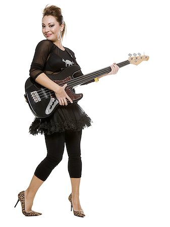 rocker girl Foto de stock - Royalty Free Premium, Número: 640-02777809