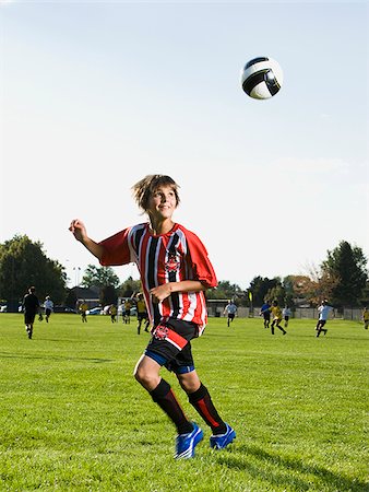 simsearch:640-02777987,k - young soccer player Stock Photo - Premium Royalty-Free, Code: 640-02777888