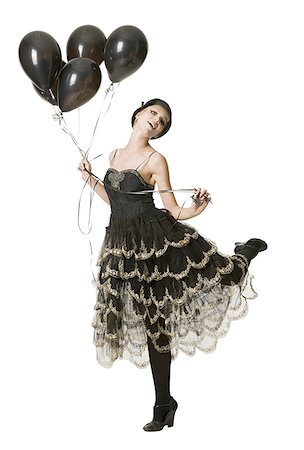 Frau in Vaudeville-Kleidung Stockbilder - Premium RF Lizenzfrei, Bildnummer: 640-02778120