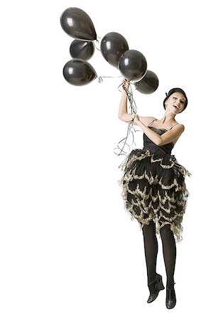 Frau in Vaudeville-Kleidung Stockbilder - Premium RF Lizenzfrei, Bildnummer: 640-02778122