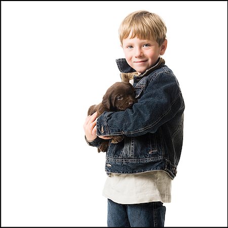 simsearch:640-06050836,k - child with a puppy Stock Photo - Premium Royalty-Free, Code: 640-02778147