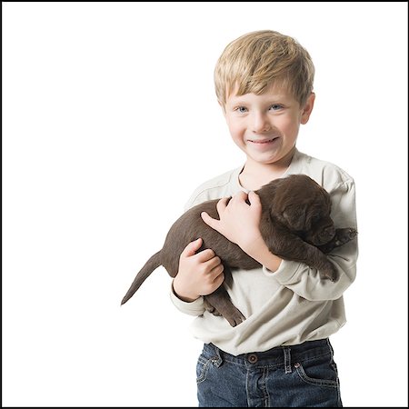 simsearch:640-06050836,k - child with puppy Stock Photo - Premium Royalty-Free, Code: 640-02778154