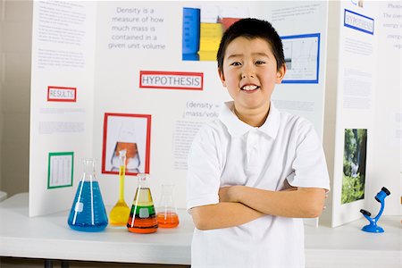 science project - science fair Stock Photo - Premium Royalty-Free, Code: 640-02778885