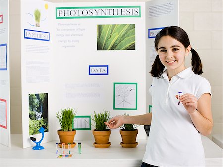 science project - science fair Stock Photo - Premium Royalty-Free, Code: 640-02778889
