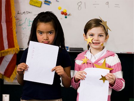 simsearch:640-02658621,k - two girls in a classroom Stock Photo - Premium Royalty-Free, Code: 640-02778934