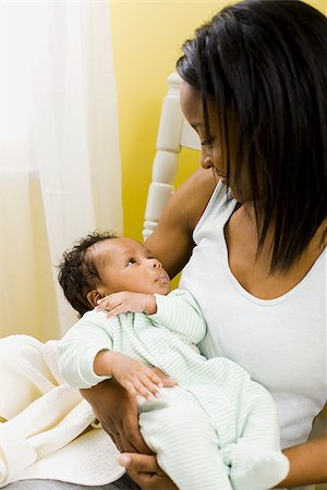 simsearch:640-02778702,k - mother and newborn baby Stock Photo - Premium Royalty-Free, Code: 640-02779172